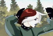 Gif animé gothique fille